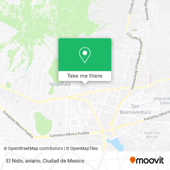 El Nido, aviario map