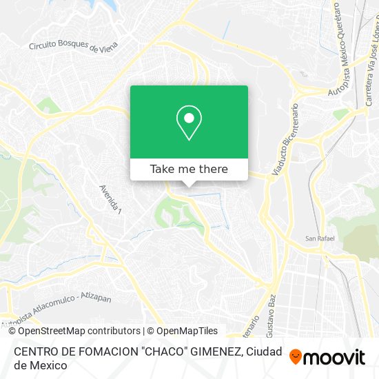 CENTRO DE FOMACION "CHACO" GIMENEZ map