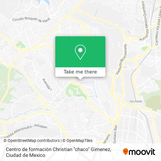 Centro de formación Christian "chaco" Gimenez map