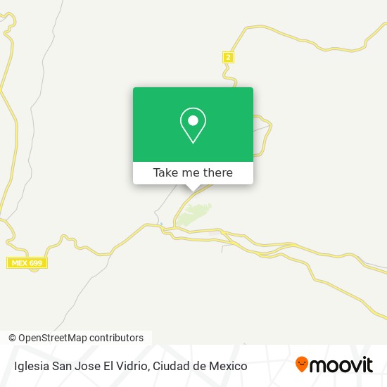 Iglesia San Jose El Vidrio map