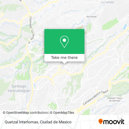 Quetzal Interlomas map