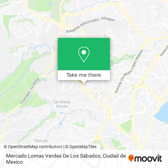 Mercado Lomas Verdes De Los Sábados map