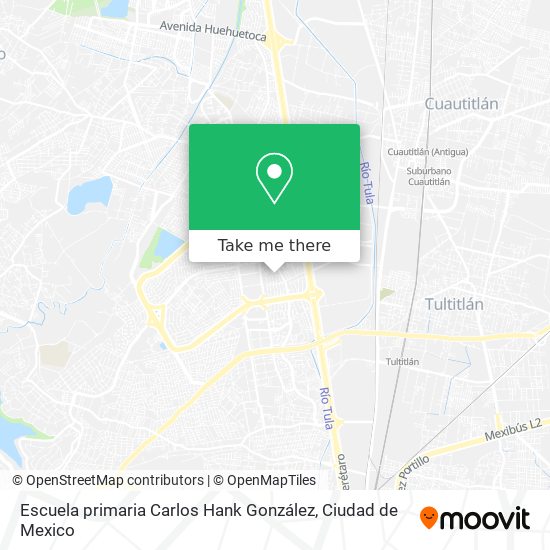 Mapa de Escuela primaria Carlos Hank González