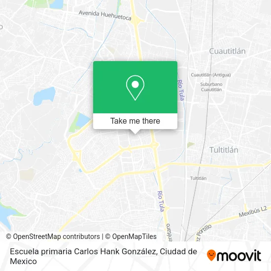 Escuela primaria Carlos Hank González map