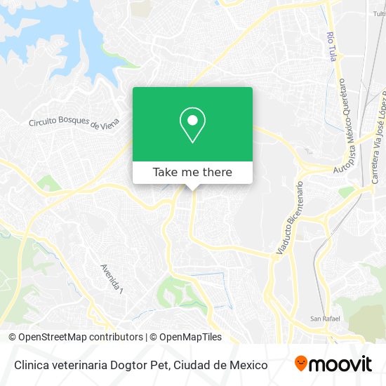 Clinica veterinaria Dogtor Pet map