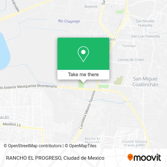 RANCHO EL PROGRESO map