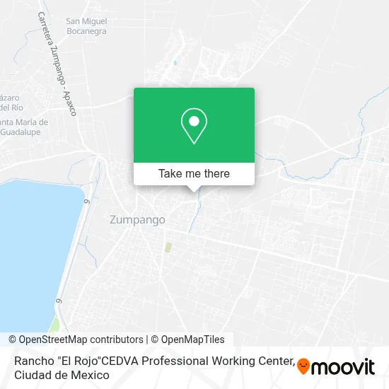Rancho "El Rojo"CEDVA Professional Working Center map
