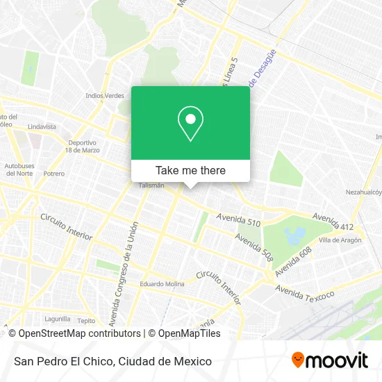 San Pedro El Chico map