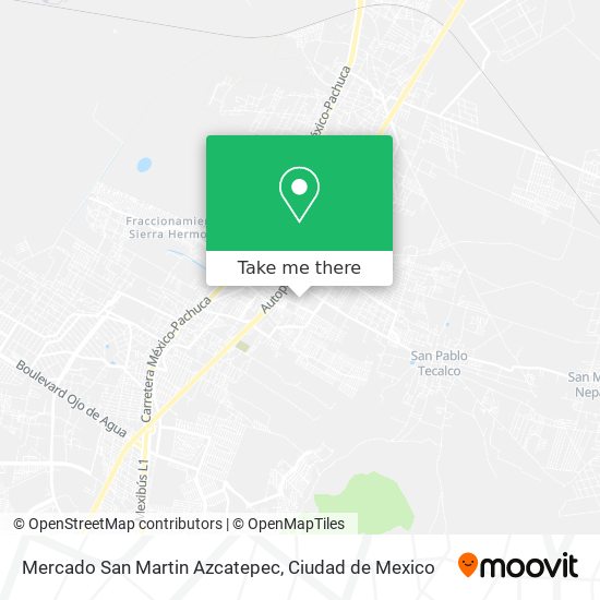 Mercado San Martin Azcatepec map