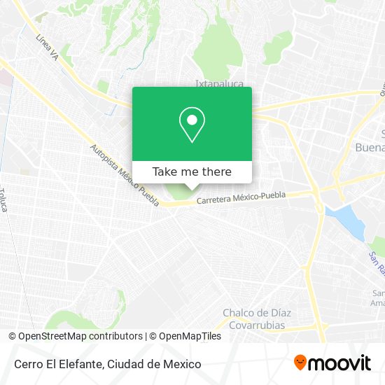 Cerro El Elefante map