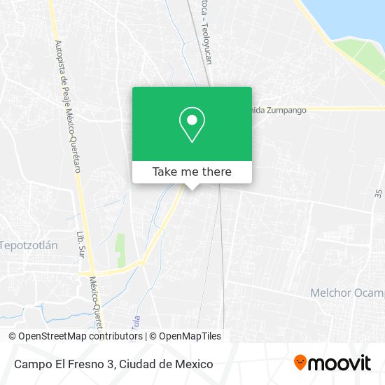Campo El Fresno 3 map