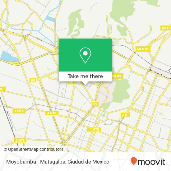 Moyobamba - Matagalpa map