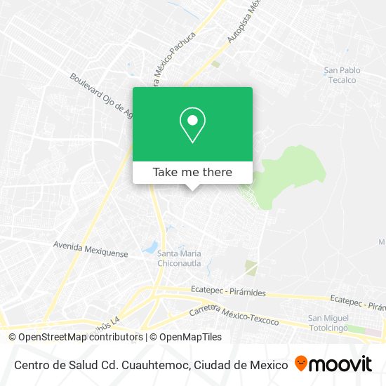 Mapa de Centro de Salud Cd. Cuauhtemoc