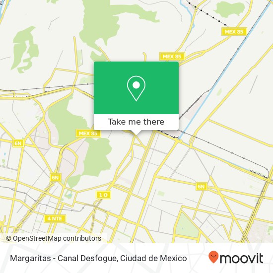 Margaritas - Canal Desfogue map