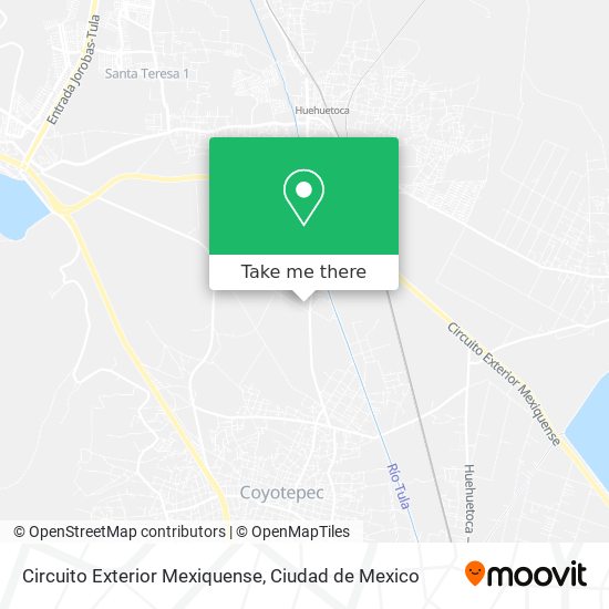 Circuito Exterior Mexiquense map