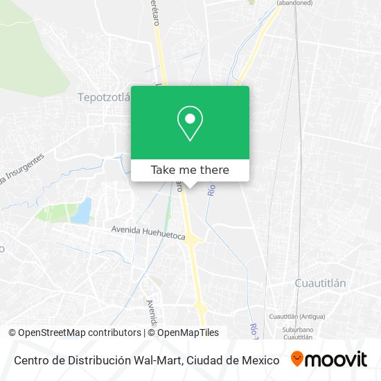 Centro de Distribución Wal-Mart map