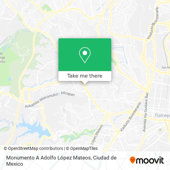 Mapa de Monumento A Adolfo López Mateos