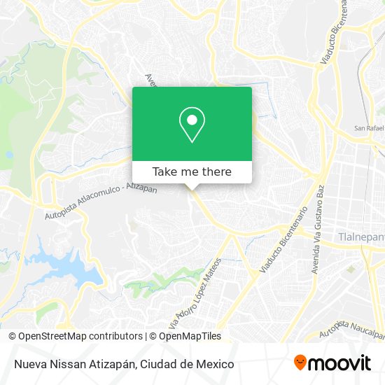 Nueva Nissan Atizapán map