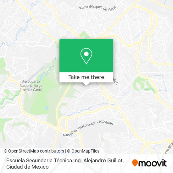 Escuela Secundaria Técnica Ing. Alejandro Guillot map