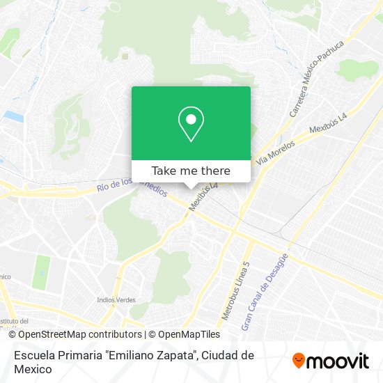 Escuela Primaria "Emiliano Zapata" map