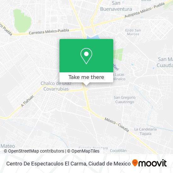 Centro De Espectaculos El Carma map
