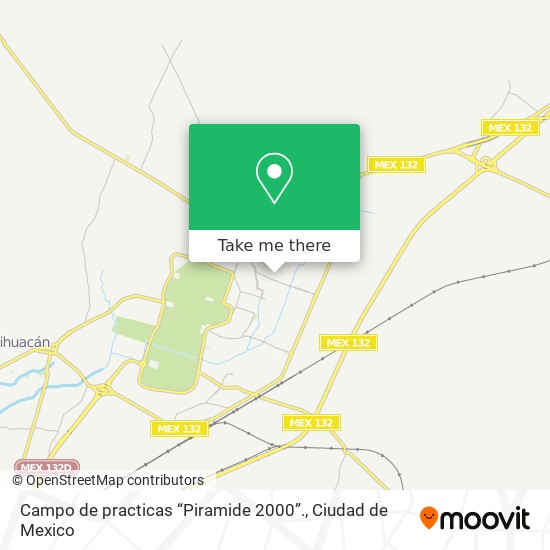 Mapa de Campo de practicas “Piramide 2000”.