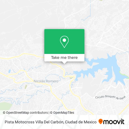 Pista Motocross Villa Del Carbón map