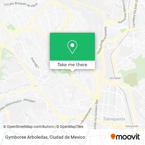 Gymboree Arboledas map