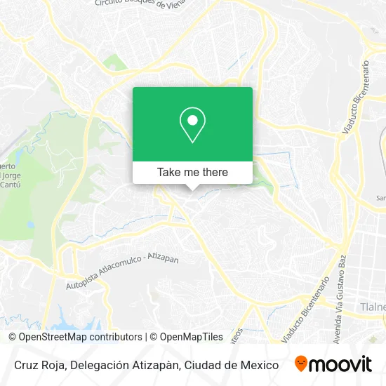 Mapa de Cruz Roja, Delegación Atizapàn