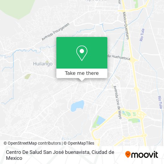 Centro De Salud San José buenavista map