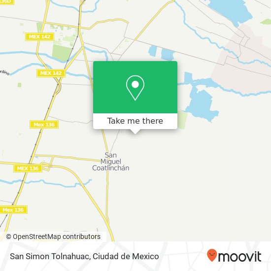 How to get to San Simon Tolnahuac in Texcoco by Bus or Metro?