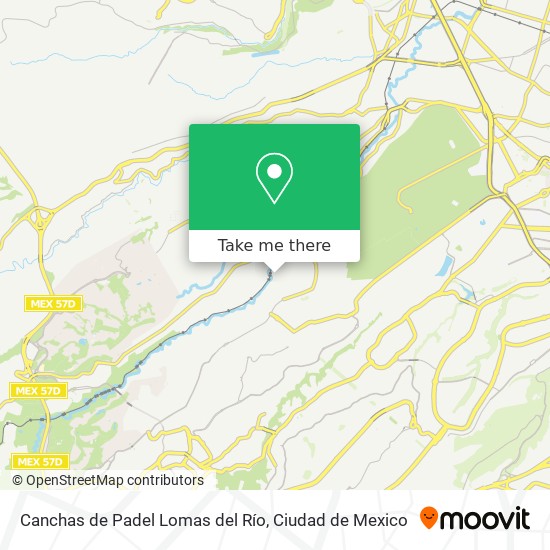 How to get to Canchas de Padel Lomas del Río in Naucalpan De Juárez by Bus?