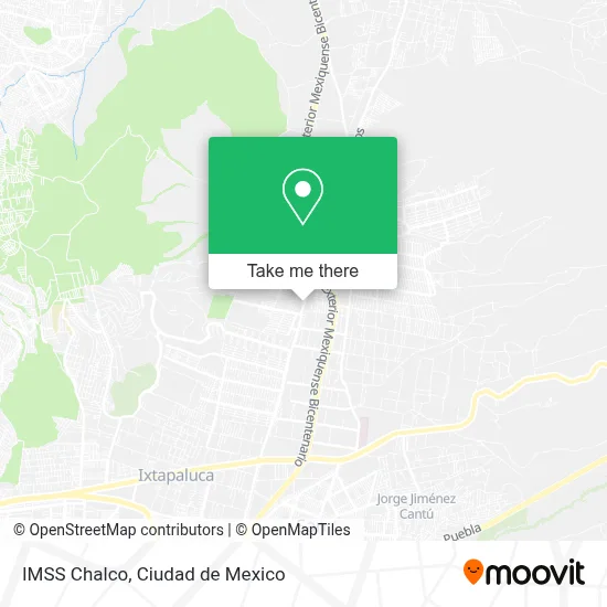 IMSS Chalco map