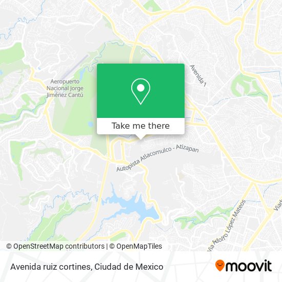 Avenida ruiz cortines map