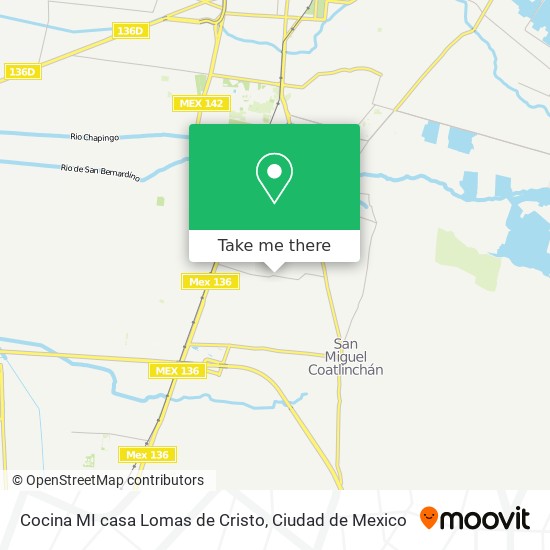 Mapa de Cocina MI casa Lomas de Cristo