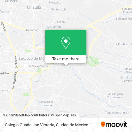 Colegio Guadalupe Victoria map