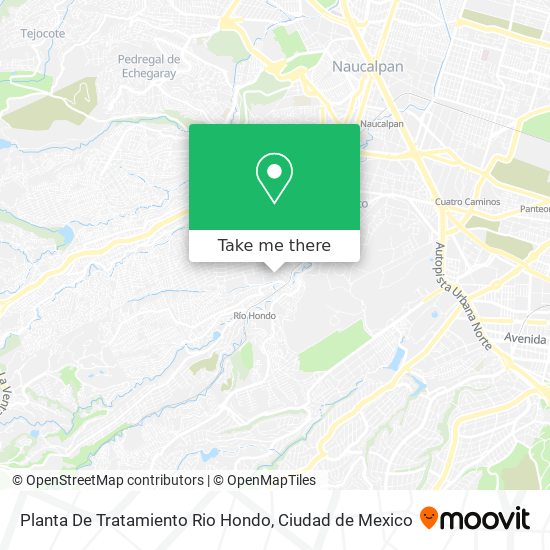 Mapa de Planta De Tratamiento Rio Hondo