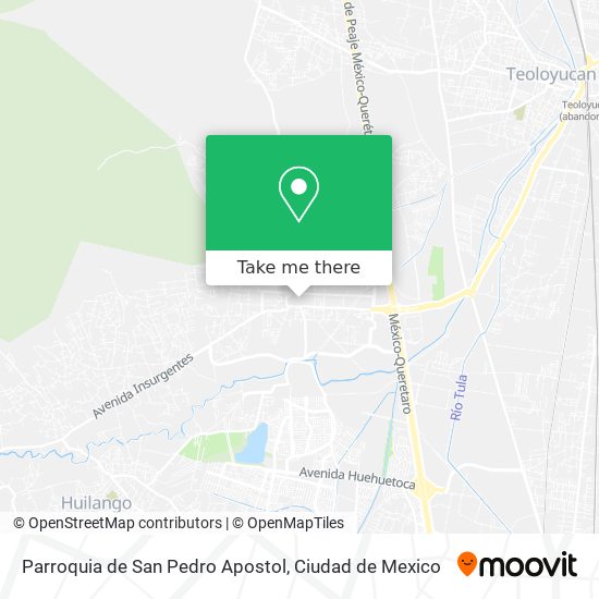 Mapa de Parroquia de San Pedro Apostol