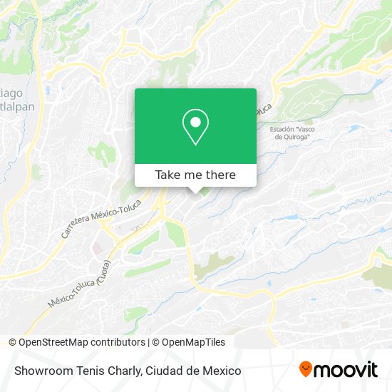 Mapa de Showroom Tenis Charly