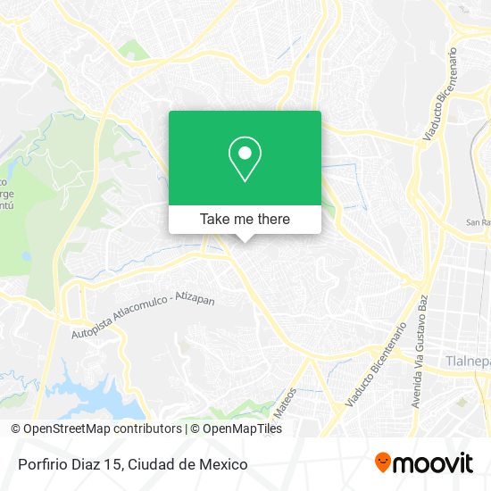 Porfirio Diaz 15 map