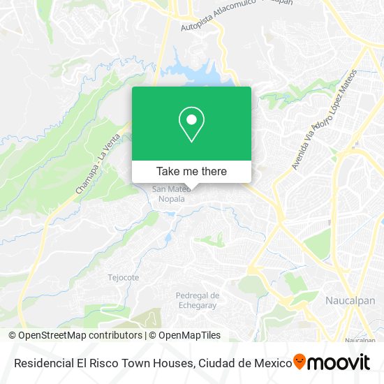 Residencial El Risco Town Houses map