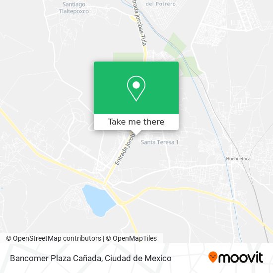 Mapa de Bancomer Plaza Cañada