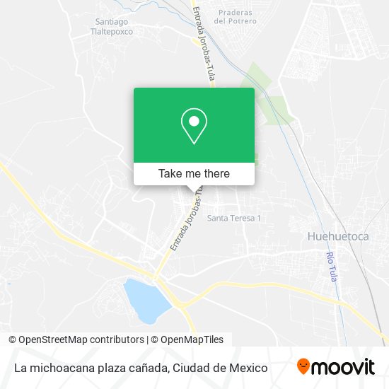 Mapa de La michoacana plaza cañada
