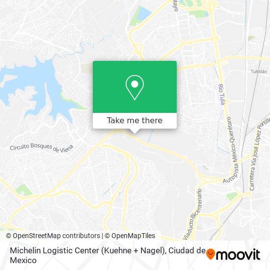 Mapa de Michelin Logistic Center (Kuehne + Nagel)