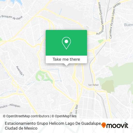 Mapa de Estacionamiento Grupo Helicom Lago De Guadalupe
