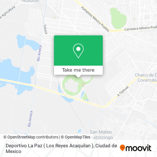 Mapa de Deportivo La Paz ( Los Reyes Acaquilan )
