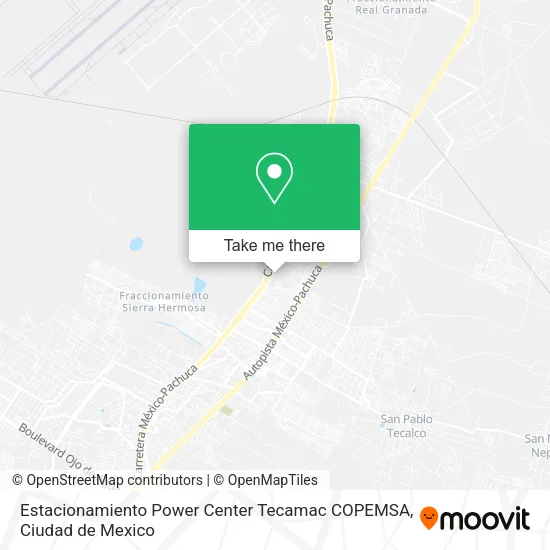 Mapa de Estacionamiento Power Center Tecamac COPEMSA