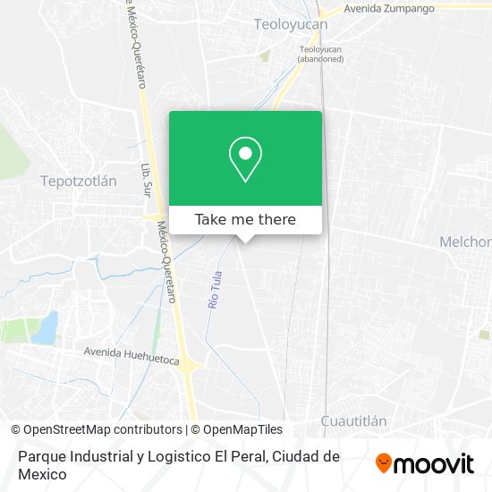 Parque Industrial y Logistico El Peral map