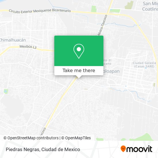 Mapa de Piedras Negras