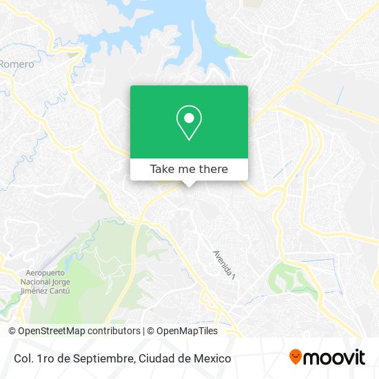 Mapa de Col. 1ro de Septiembre
